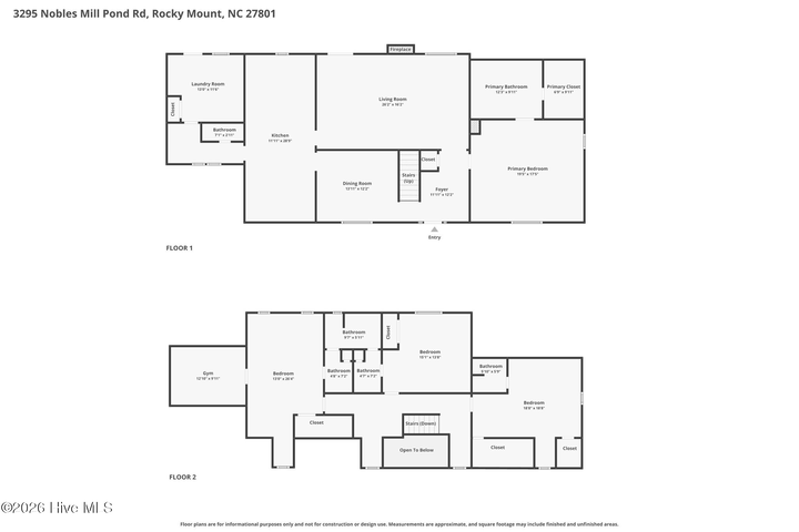 3295 Nobles Mill Pond Road, Rocky Mount, NC 27801