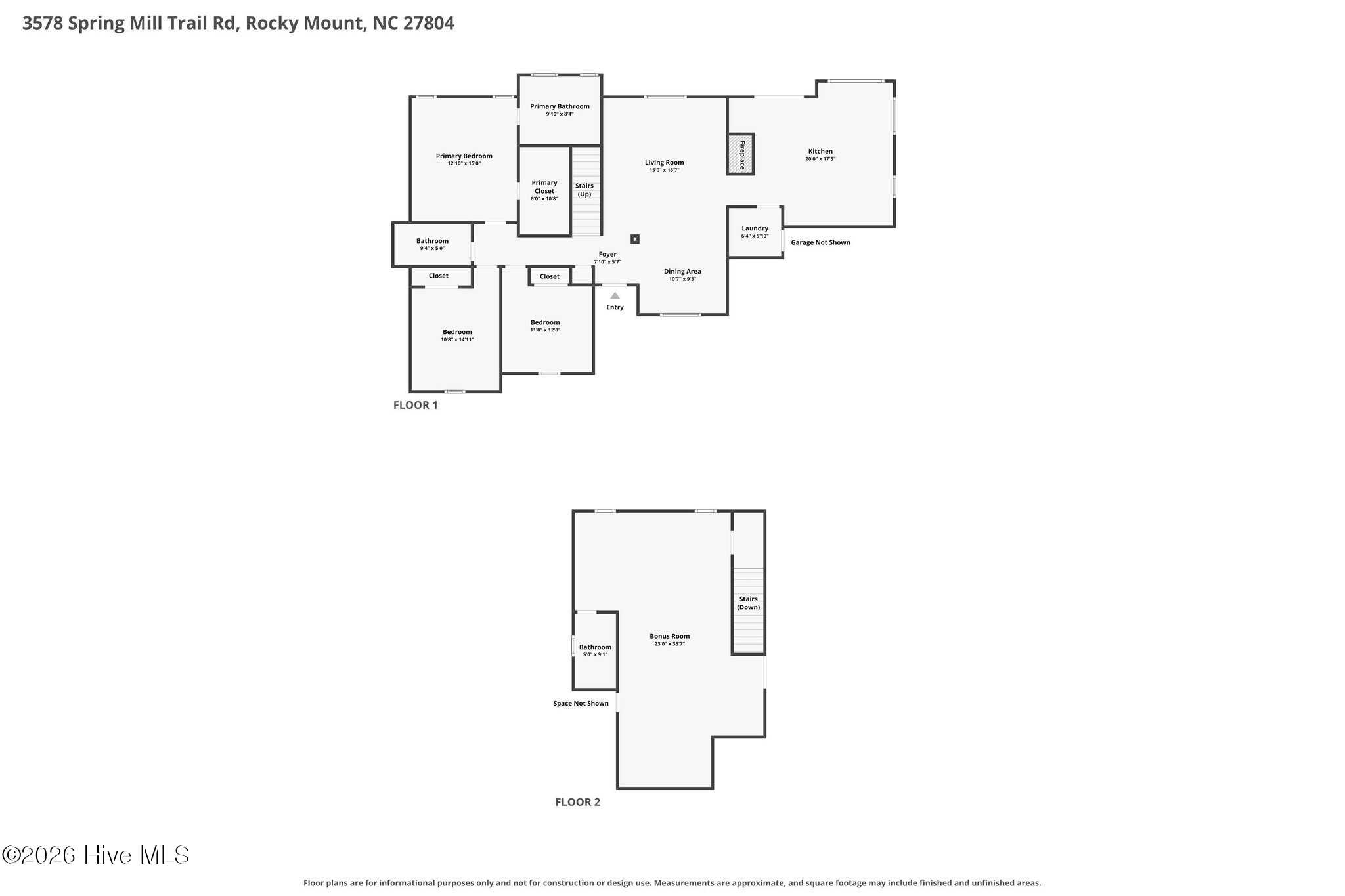 3578 Spring Mill Trail Road, Rocky Mount, NC 27804 — main photo