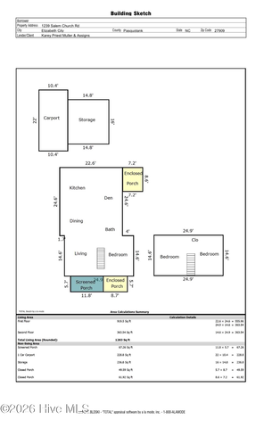 1239 Salem Church Road, Elizabeth City, NC 27909