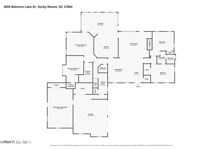 3095 Belmont Lake Drive, Rocky Mount, NC 27804