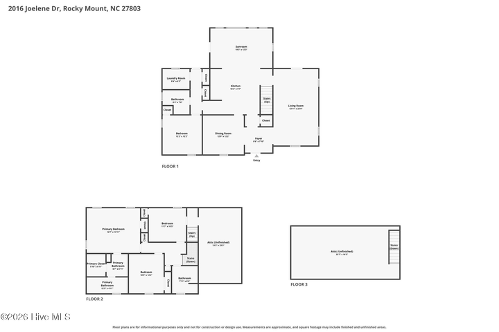 2016 Joelene Drive, Rocky Mount, NC 27803