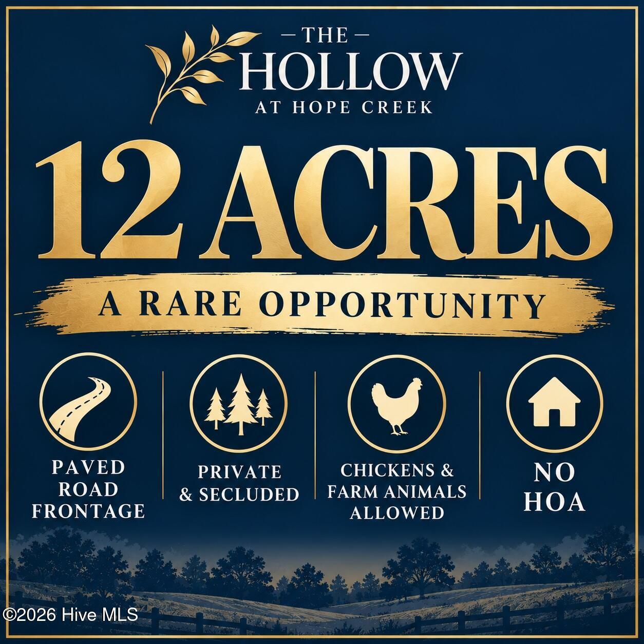 12 Acres Hope Creek Trail, Spring Hope, NC 27882 — main photo