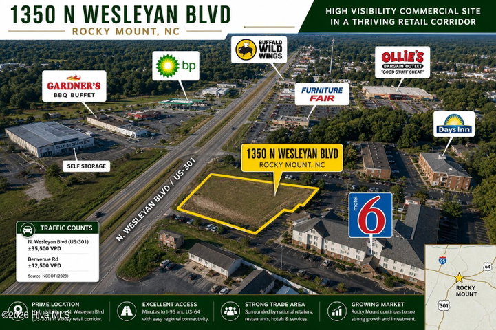 1350 N Wesleyan Boulevard, Rocky Mount, NC 27804