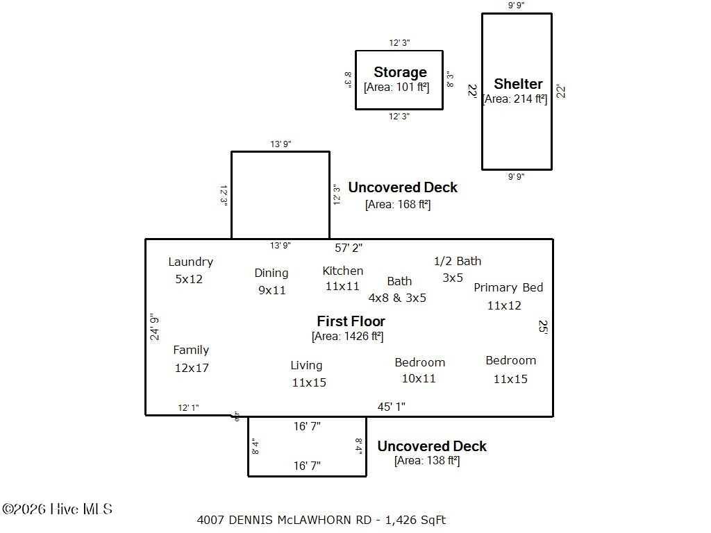 4007 Dennis Mclawhorn Road, Ayden, NC 28513