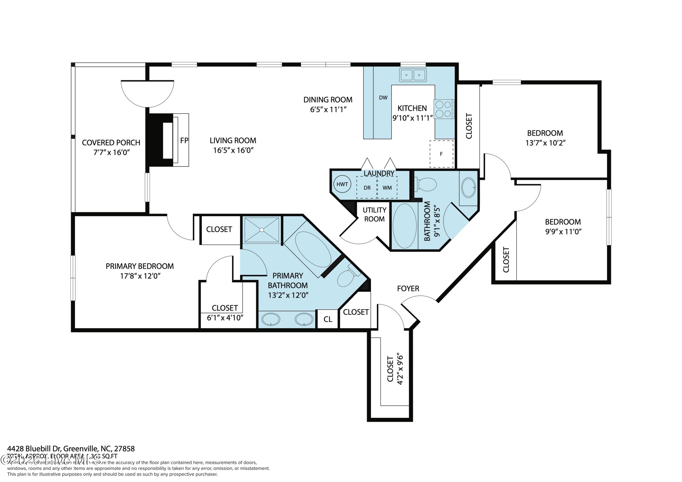 2715 Frances Court, Grimesland, NC 27837 — main photo