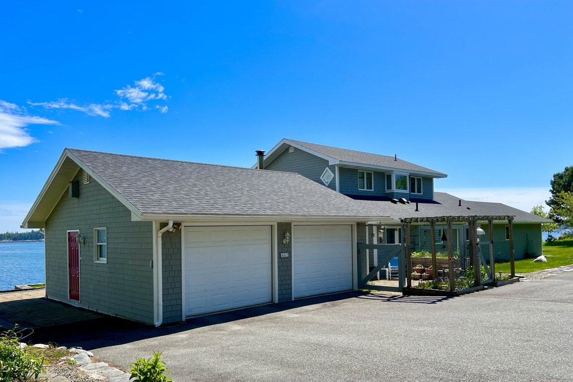 Two car attached garage