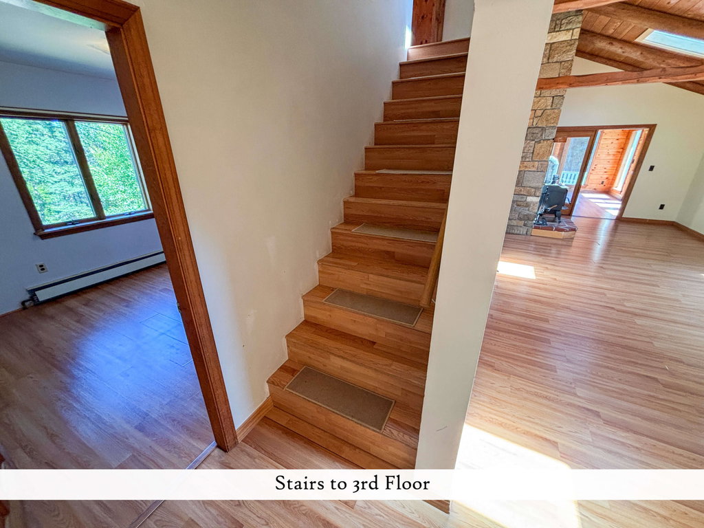 Stairs to 3rd Floor, label