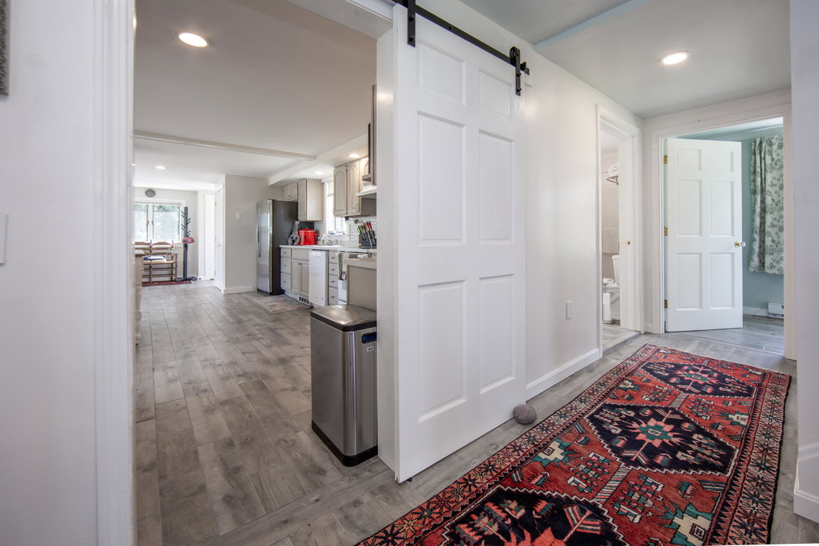 Kitchen and hall to 1st floor bedroom