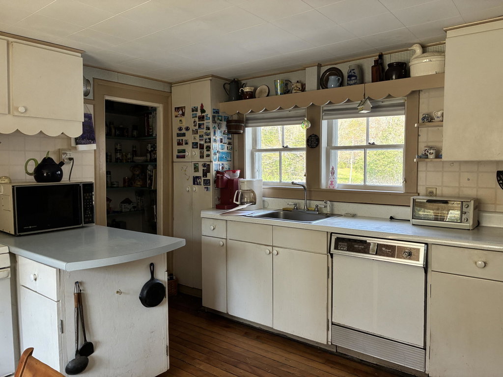 Pantry door from kitchen.