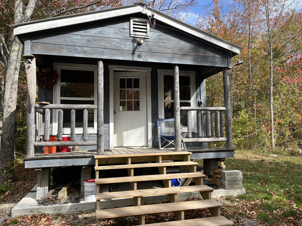 front porch of cottage