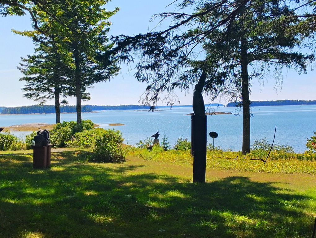 View along shore