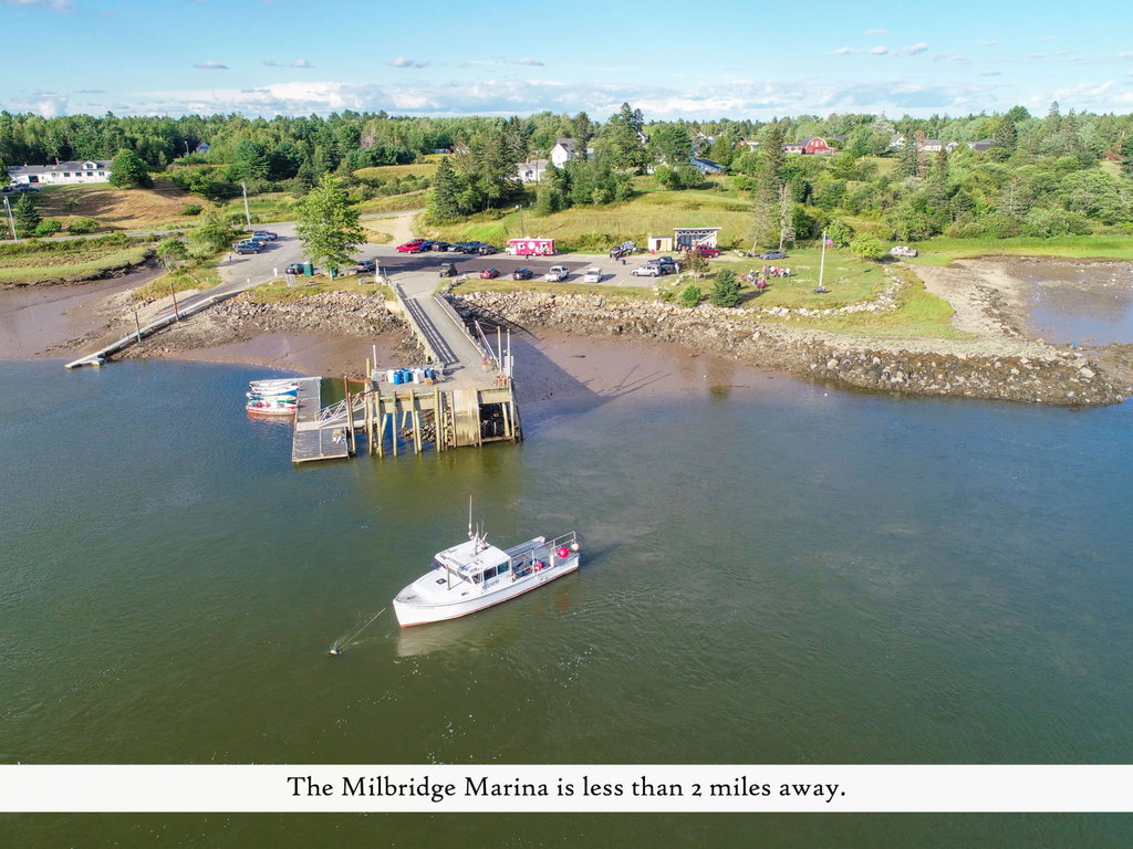 Milbridge Town Wharf (3), label