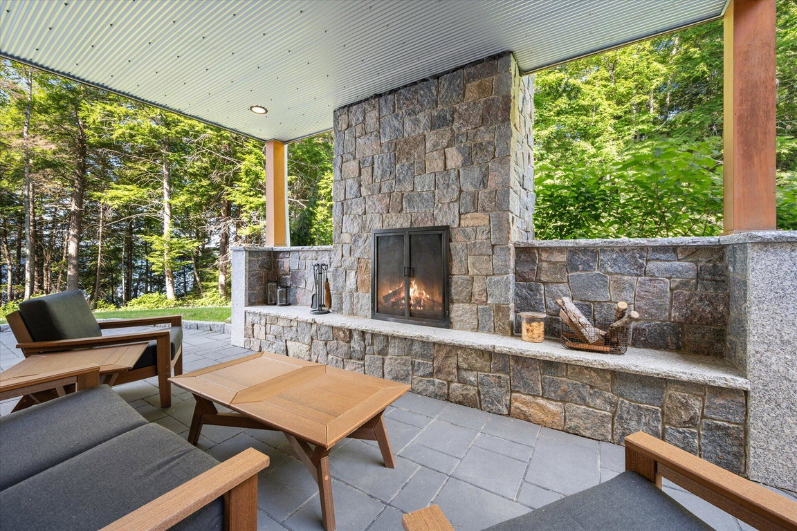 Wood Burning Fireplace...