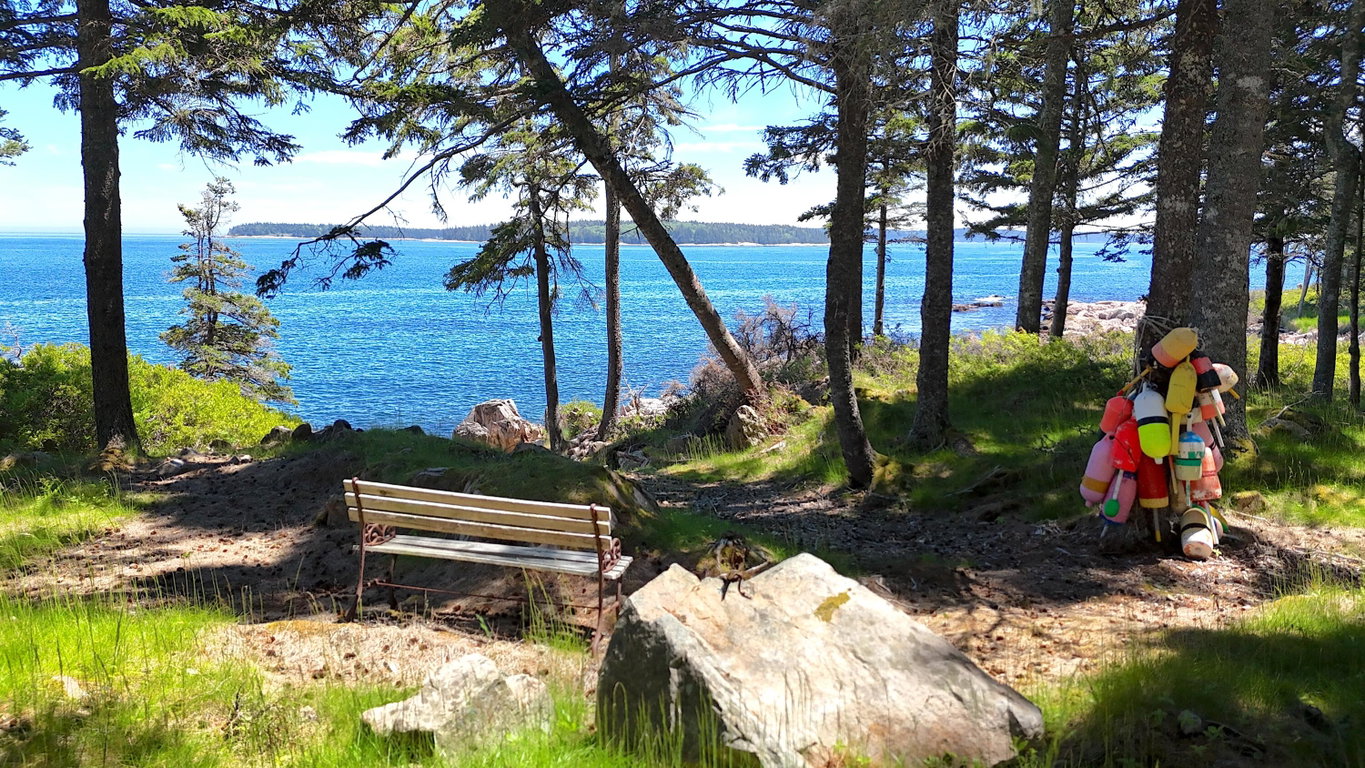 bench and bouys