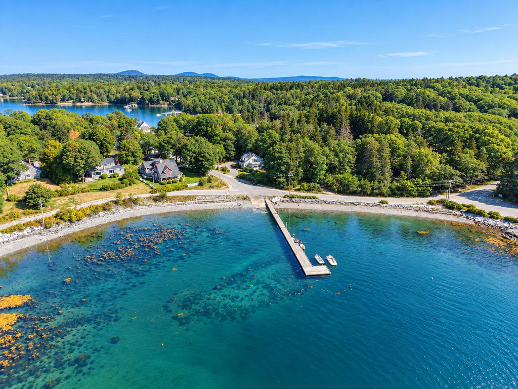 Drone view of Harbor