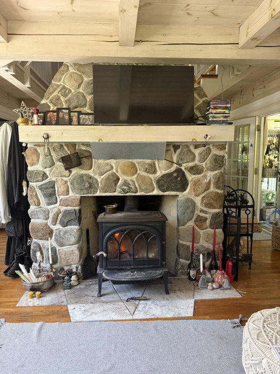 Fireplace in LR