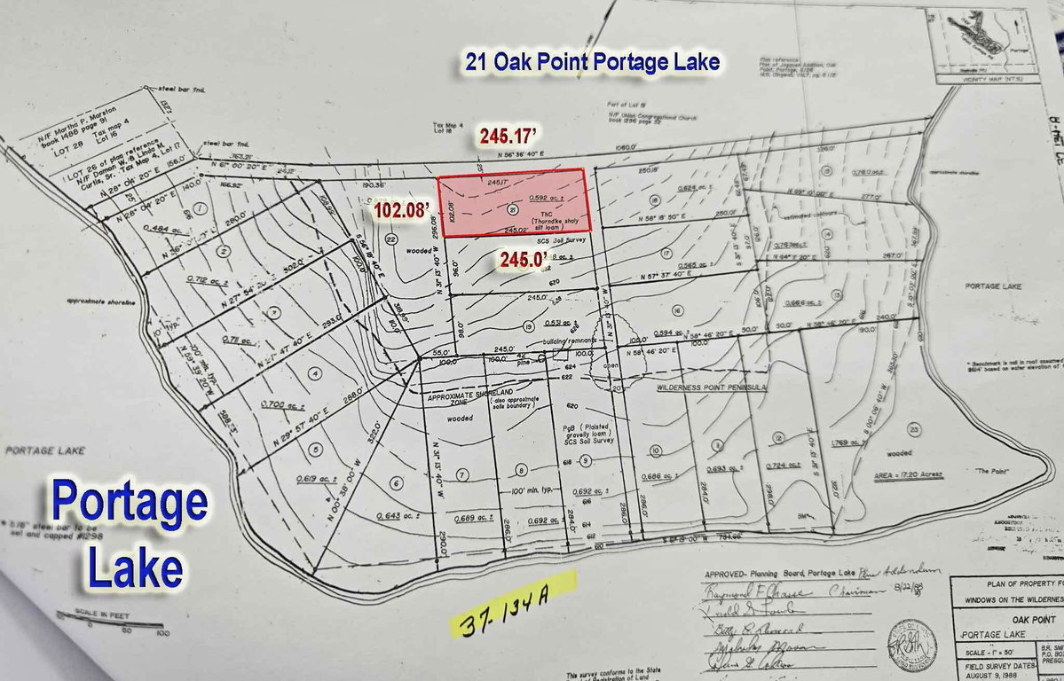 Lot 21 Oak Point  Portage Lake