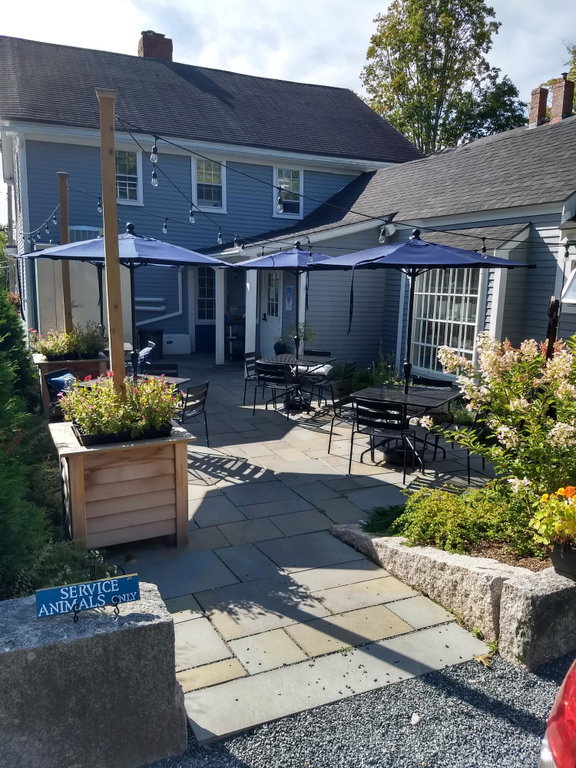 Private Back Patio/ Rear Entrance