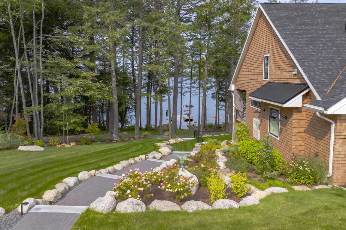 Landscaped grounds...
