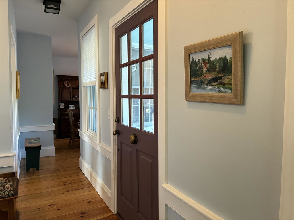 Front entry from porch.