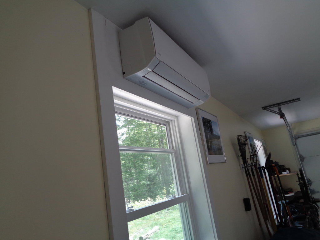 Heat pump garage