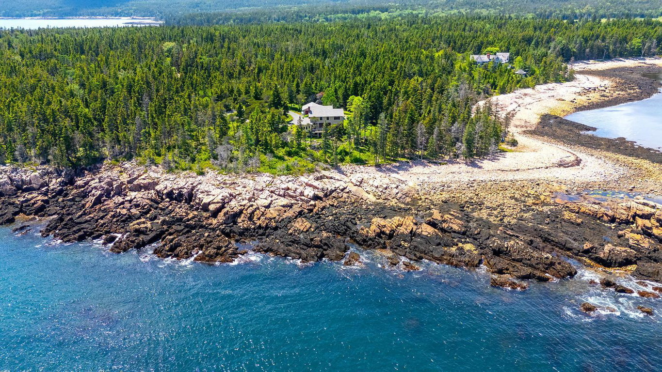Aerial from ocean