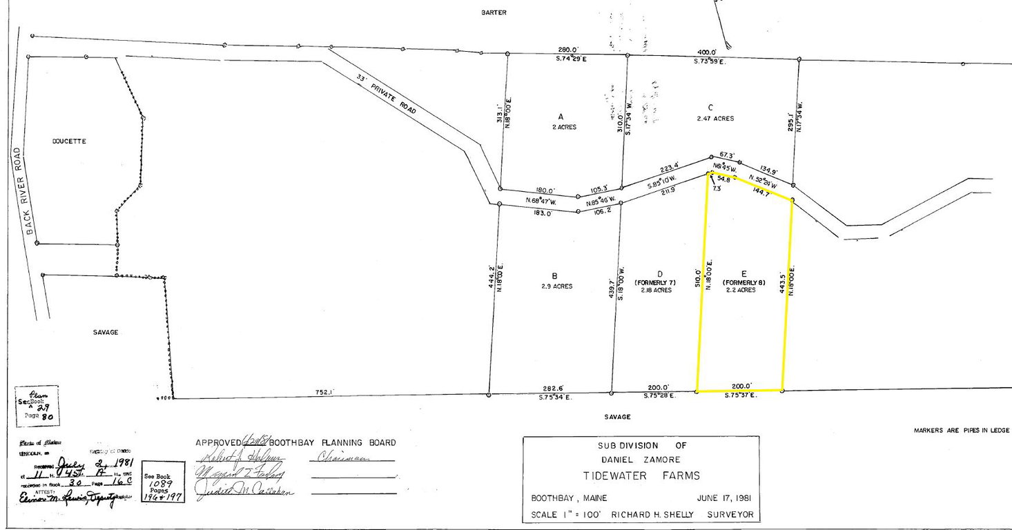 22-E Peaceful Acres Drive Boothbay
