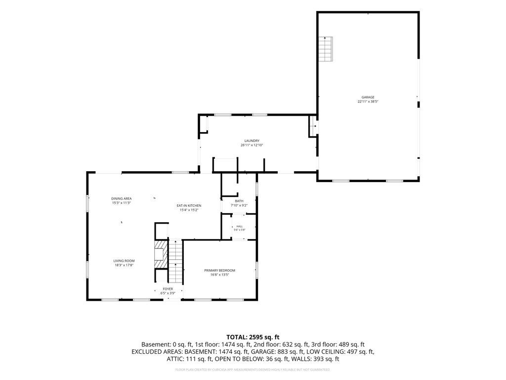 First floor layout