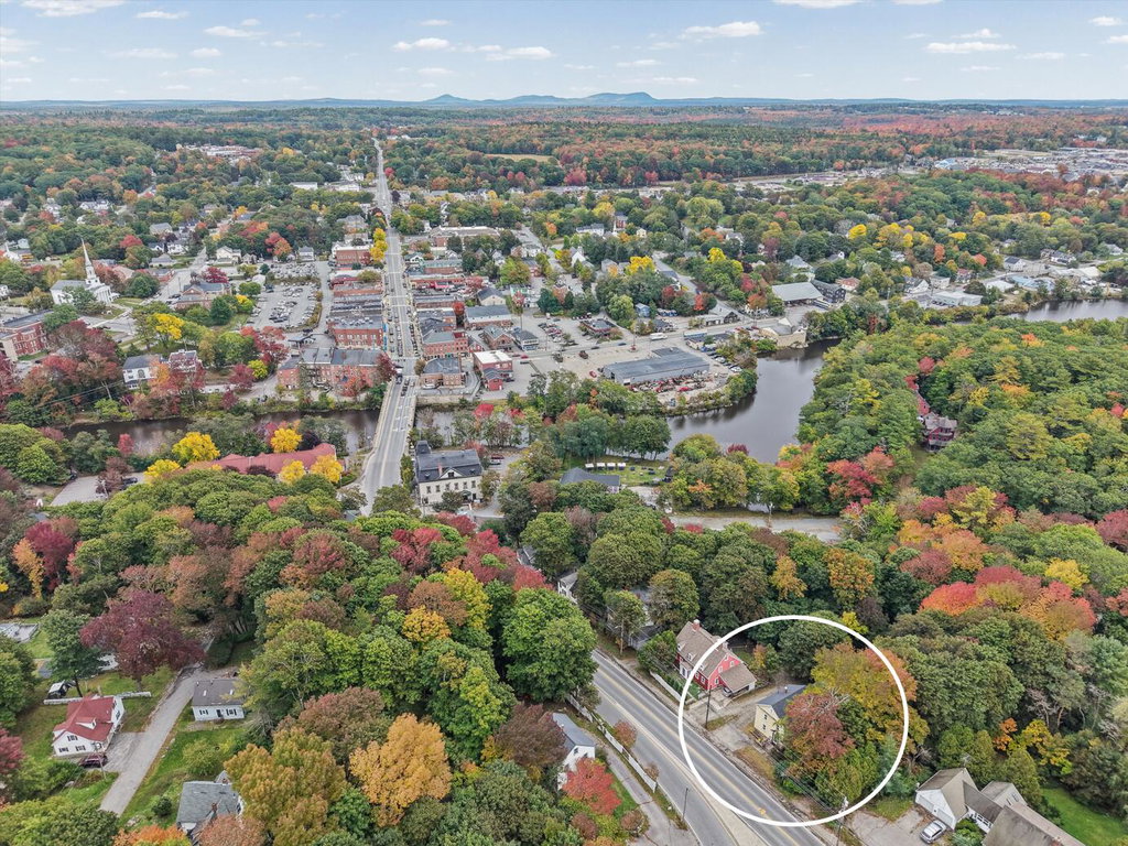 Aerial with circle