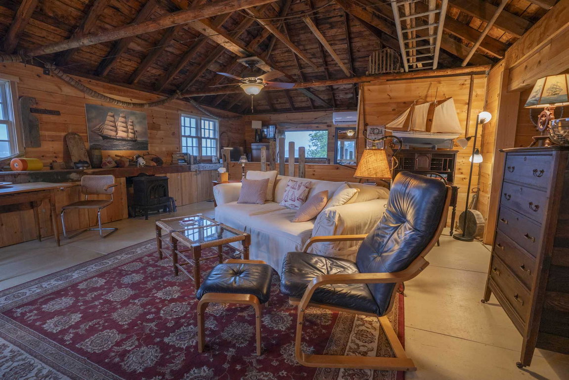 Boathouse interior
