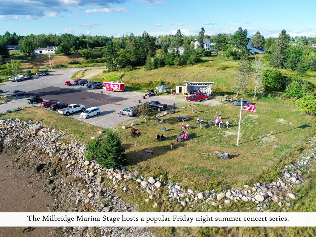 Milbridge Town Wharf (1), label