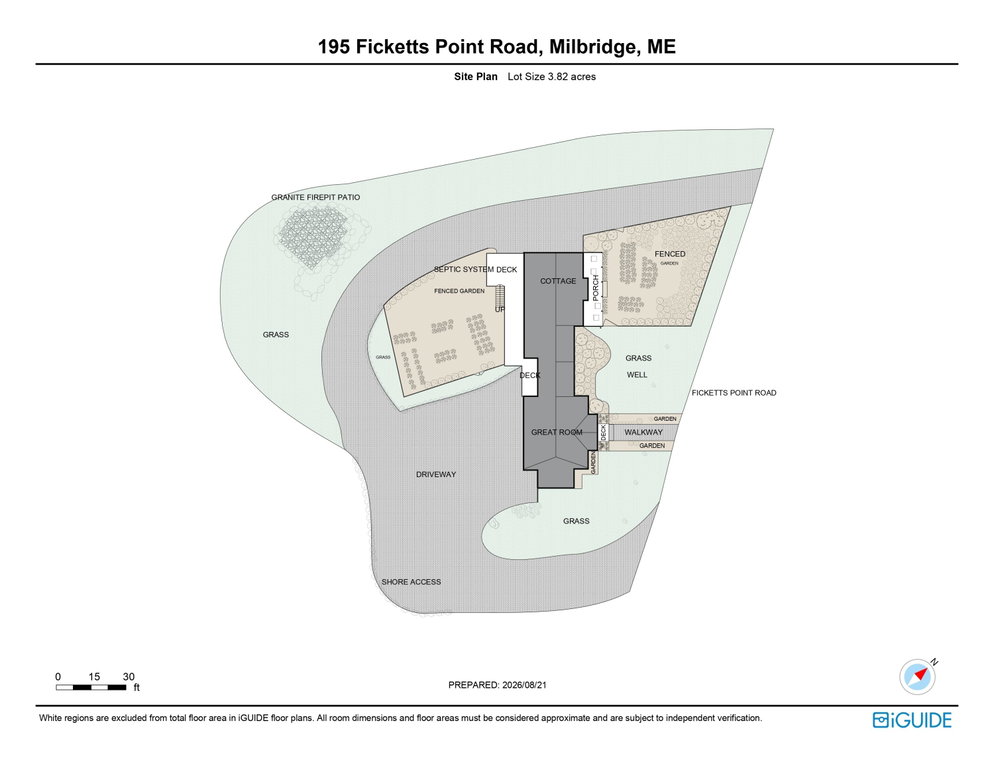 Site Plan ~ 195 Ficketts Point Road, Mil
