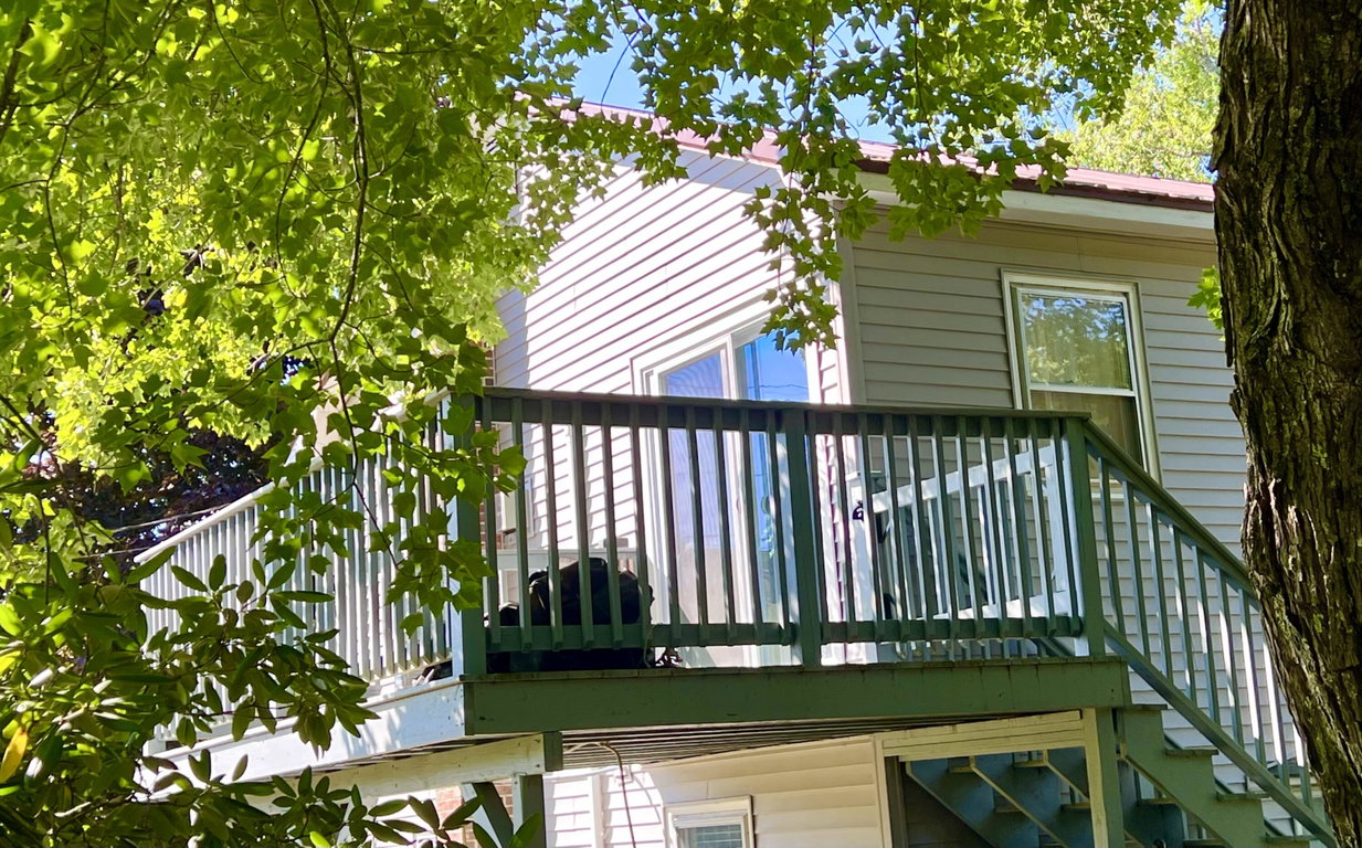 Deck off of the dining area