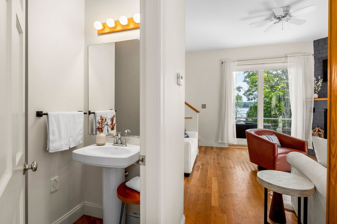 Main floor half bath