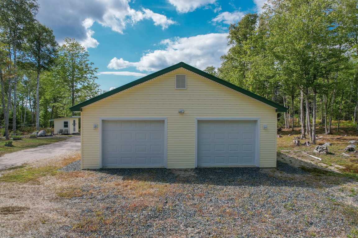 Two car heated garage