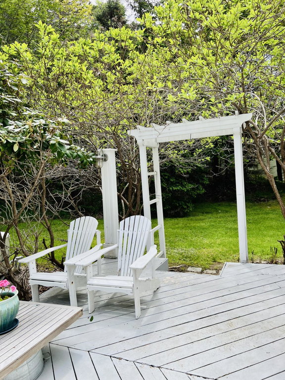 Back patio area