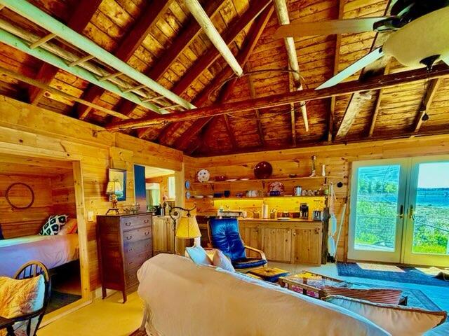 Boathouse interior