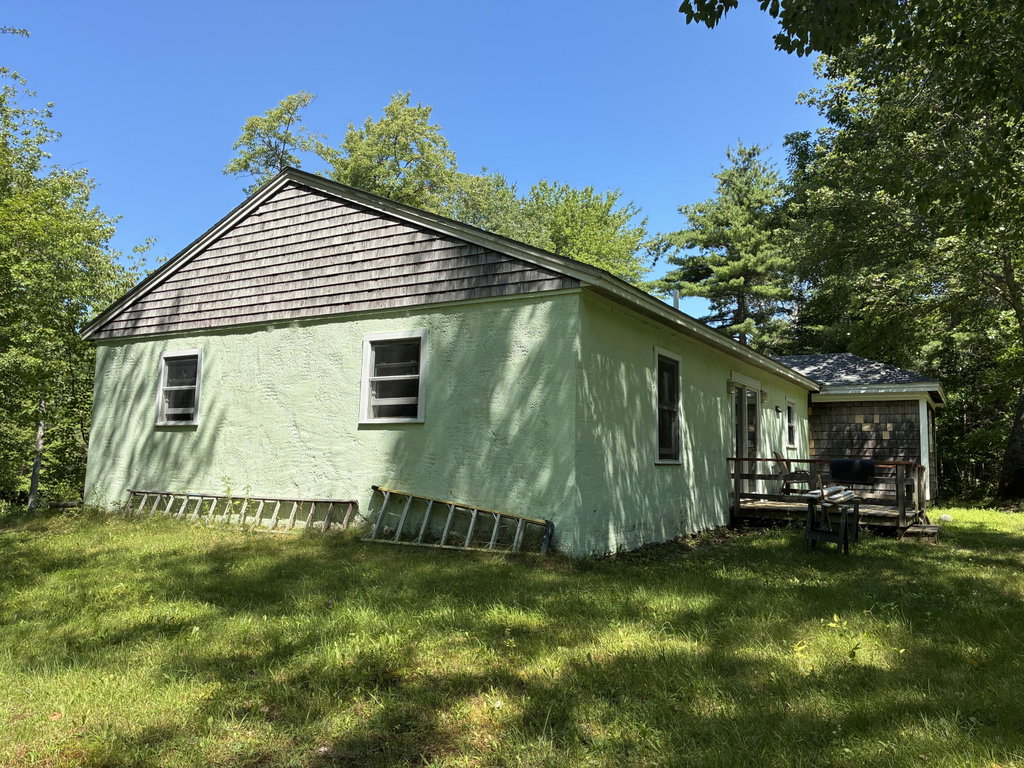 West corner of house.