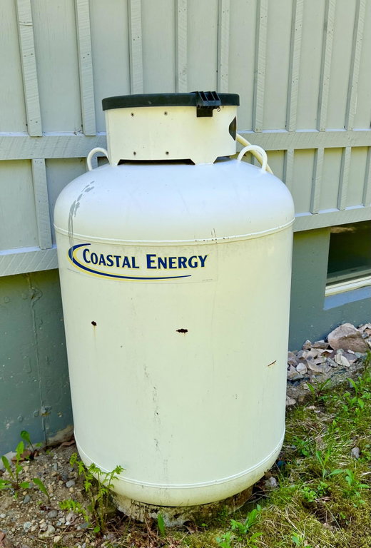 Propane tank for home