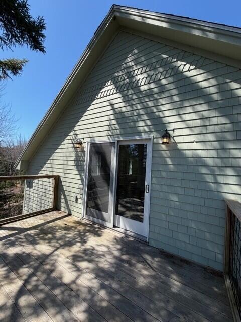 Back deck