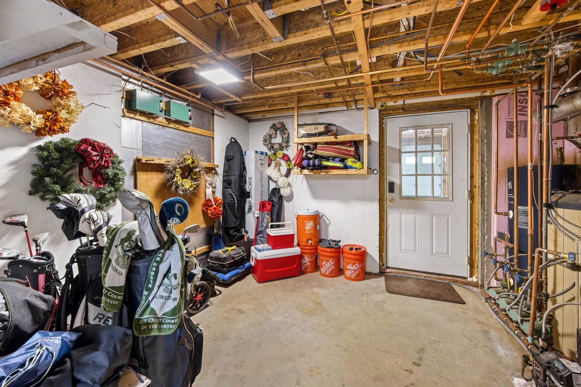 Basement to Garage Door