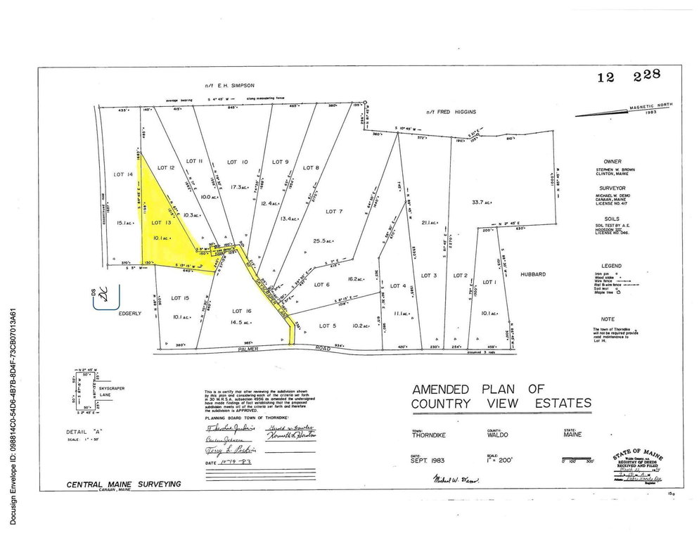 Lot 13 Moulton Hill Lane Thorndike