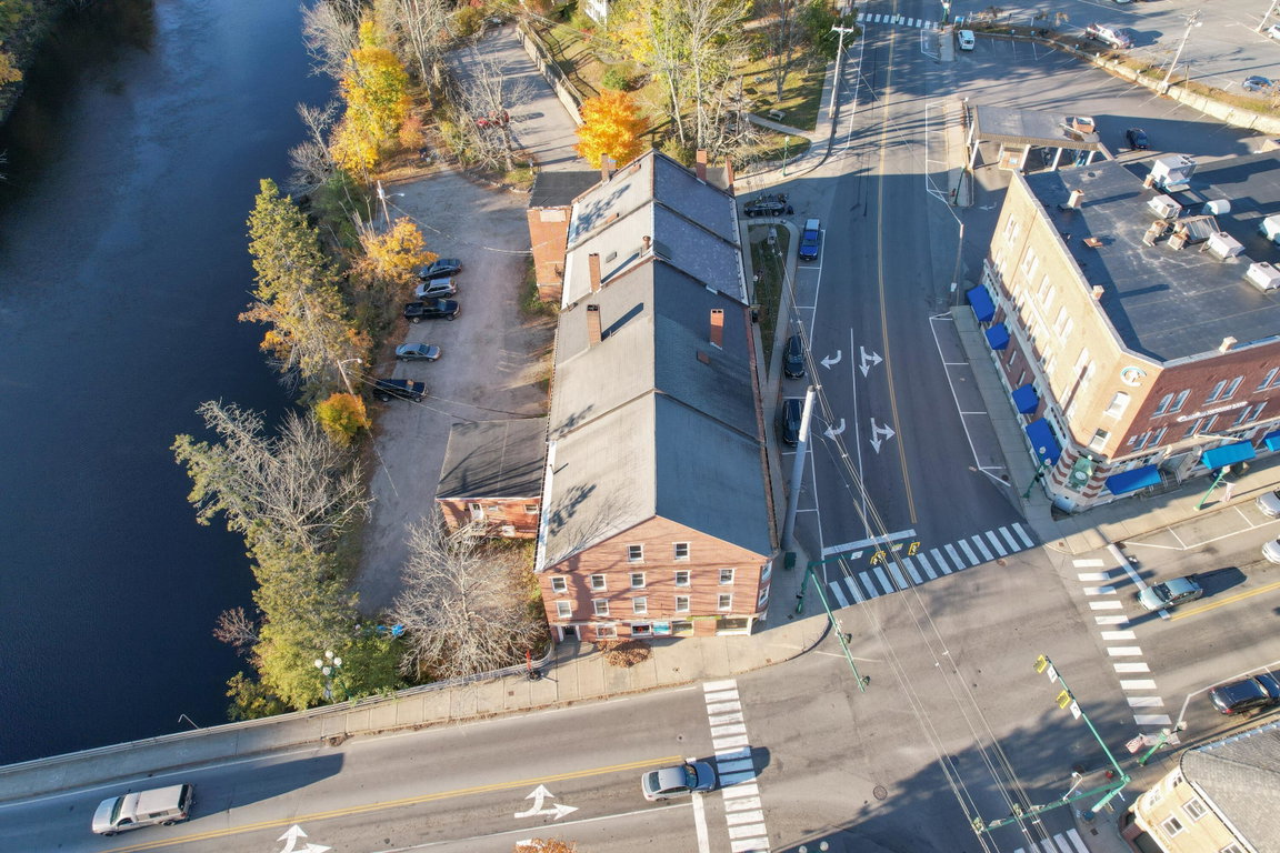 River and rear parking.