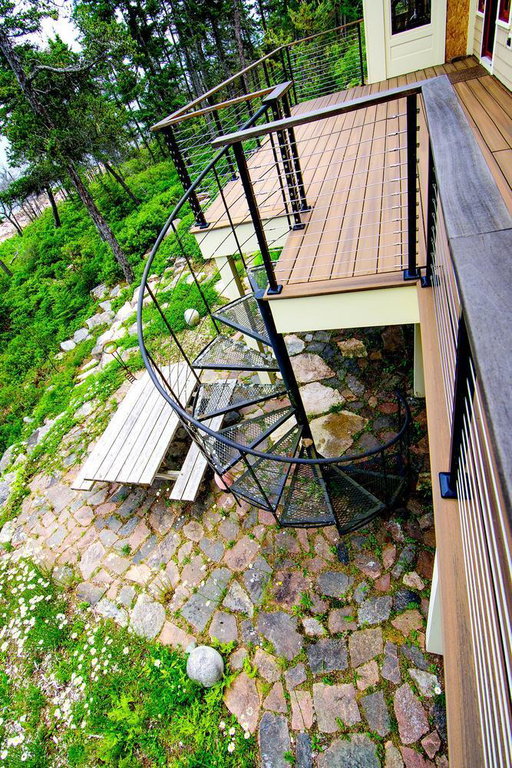 Deck Stairway to Oceanfront
