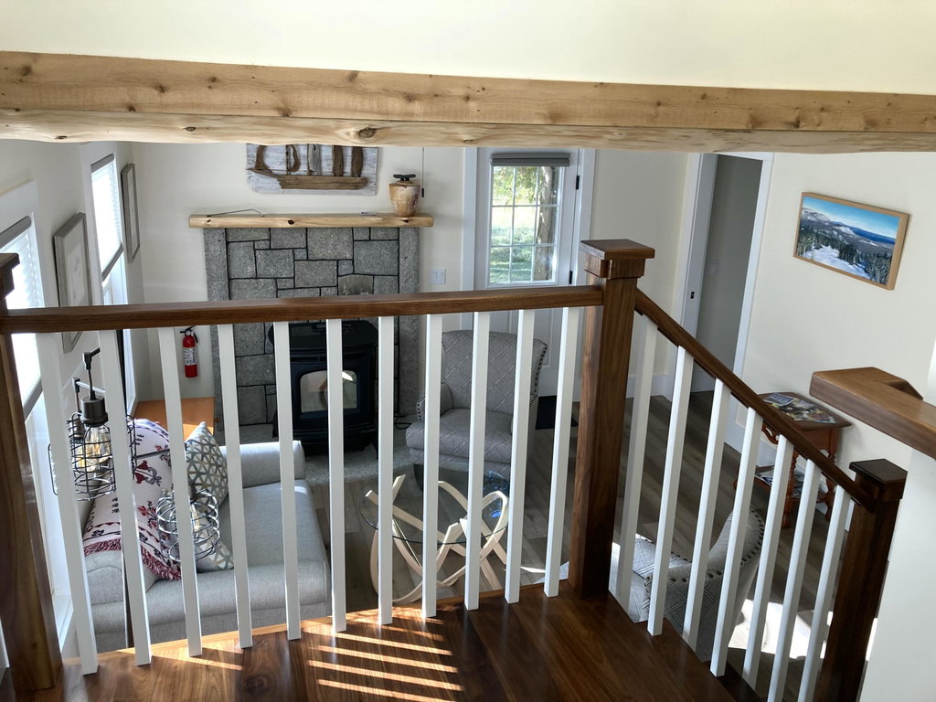 Stairway to 2nd floor bedrooms.