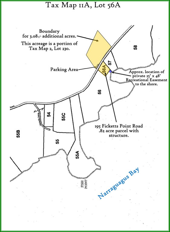 Overlays - tax map 11a, lot 56a