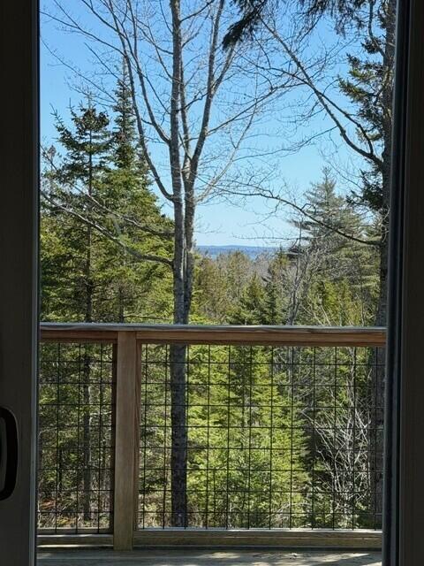 view from deck Raccoon Cove