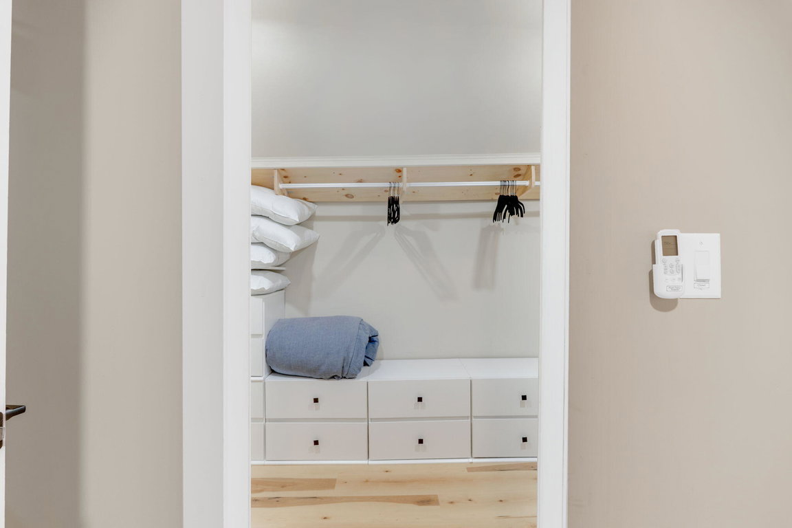 primary bedroom closet