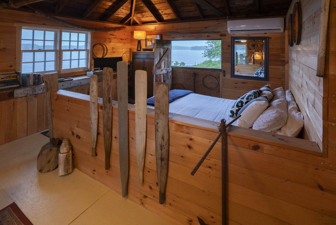 Boathouse interior