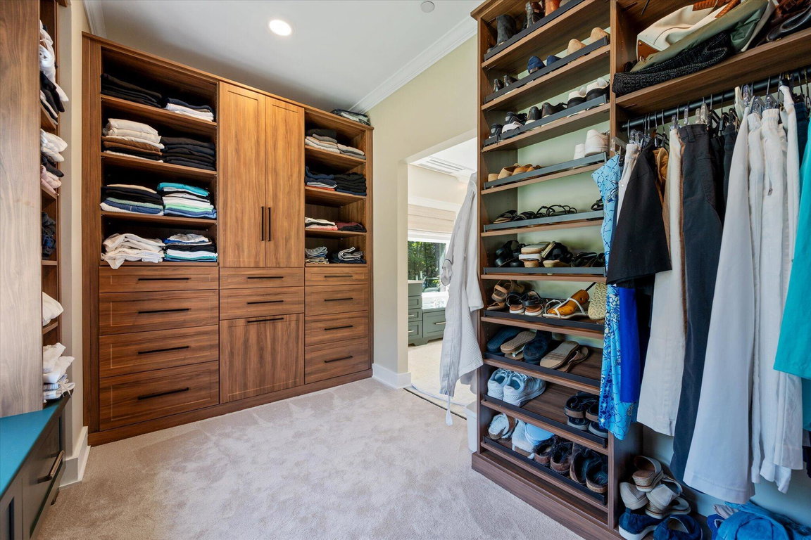 Spacious Walk In Closet...